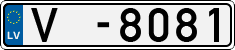 License plate of Latvia, Trailers