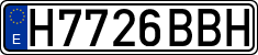 License plates of Spain, Specialty plates