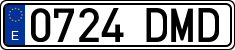 License plates of Spain, Ordinary (2000)