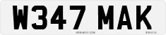 License plate of the United Kingdom, 1983 year system