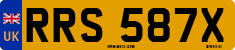 License plate of the United Kingdom, 1963 year system