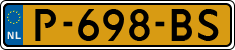 License plate of the Netherlands, Cars
