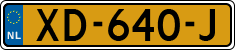 License plate of the Netherlands, Cars
