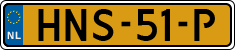 License plate of the Netherlands, Cars