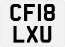 License plate of the United Kingdom, 2001 year system
