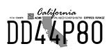 California, Temporary (AB12C34)