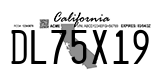 California, Temporary (AB12C34)