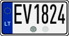 License plate of Lithuania, Electric vehicles