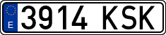 License plates of Spain, Ordinary (2000)
