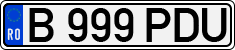 License plate of Romania, Regular plates