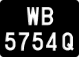 License plate of Malaysia, AB(C) 1(234) D