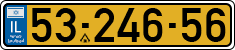 License plate of Israel, Regular plates