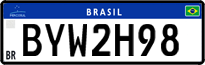 License plate of Brazil, Private owners (Mercosul)