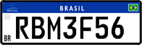 License plate of Brazil, Private owners (Mercosul)