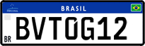 License plate of Brazil, Private owners (Mercosul)