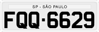License plate of Brazil, Private owners (1990)
