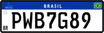 License plate of Brazil, Private owners (Mercosul)