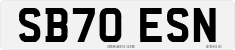 License plate of the United Kingdom, 2001 year system
