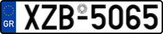 License plate of Greece, Cars