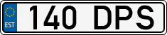 License plate of Estonia, Regular car plates