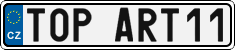 License plate of the Czech Republic, Vanity Plates