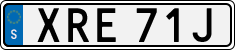 License plate of Sweden, Regular plates