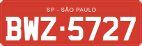 License plate of Brazil, Commercial vehicles (1990)
