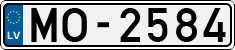 License plate of Latvia, Regular car plates