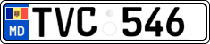 License plate of Moldova, Cars (2015)