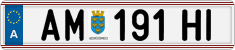 License plate of Austria, Regular plates