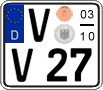 German license plate, Seasonal plates