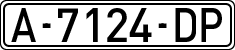 License plates of Spain, 1971 year series