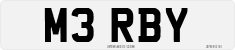 License plate of the United Kingdom, 1983 year system