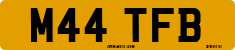 License plate of the United Kingdom, 1983 year system