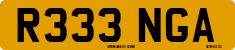 License plate of the United Kingdom, 1983 year system