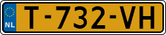 License plate of the Netherlands, Cars