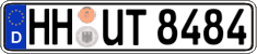 German license plate, Regular plates