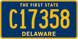 Delaware, Commercial vehicles (C12345)
