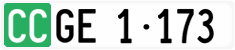 License plate of Switzerland, Diplomatic