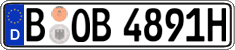 German license plate, Plates for oldtimers (type 