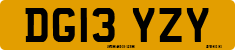 License plate of the United Kingdom, 2001 year system