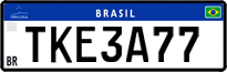 License plate of Brazil, Private owners (Mercosul)