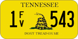 Tennessee, Specialty plates (AB 1234 / 1234 AB / 1AB 234 / 12 AB 34)