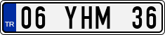 License plate of Turkey, Regular plates