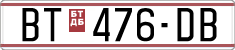 License plate of North Macedonia, Regular plates (1993)