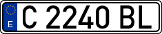 License plates of Spain, 1971 year series