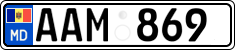 License plate of Moldova, Cars (2015)