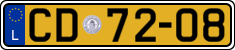 License plate of Luxembourg, Diplomatic
