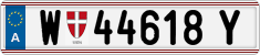 License plate of Austria, Regular plates