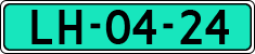 License plate of the Netherlands, Dealer (Agricultural)